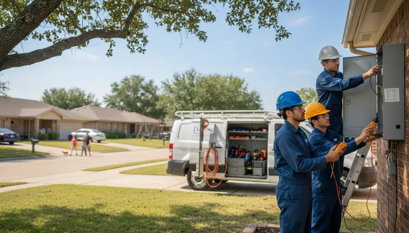 Certified electrician providing emergency electrical services in Stephens, AR